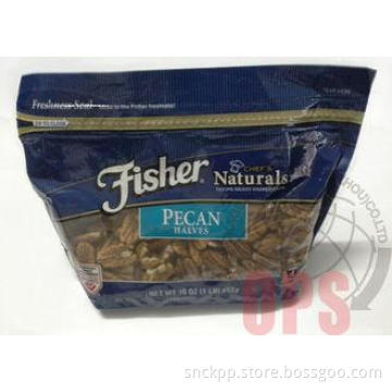Stand Up Snack Packaging Bags , flat bottom stand up pouch